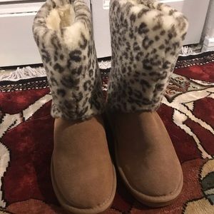 Snooki leopard boots